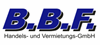 Firmenlogo: B.B.F Handels- und Vermietungs GmbH