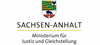 Firmenlogo: Ministerium für Justiz und Gleichstellung des Landes Sachsen-Anhalt Firmenlogo: Ministerium für Justiz und Gleichstellung des Landes Sachsen-Anhalt